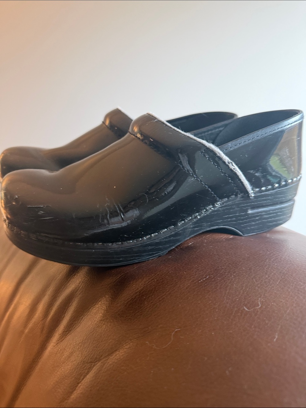 Dansko Women’s Patent Black Clogs